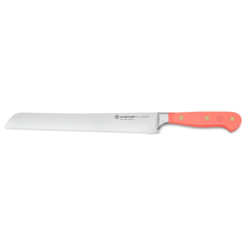 Nůž na chléb Wüsthof CLASSIC Colour - Coral Peach 23 cm 