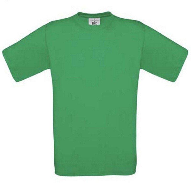 Tričko B&C - zelené XL