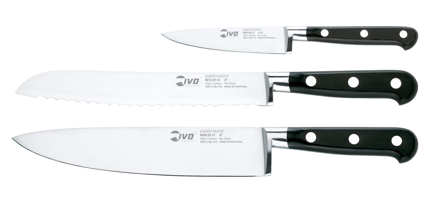 Sada 3 ks nožů IVO Cuisimaster 8128