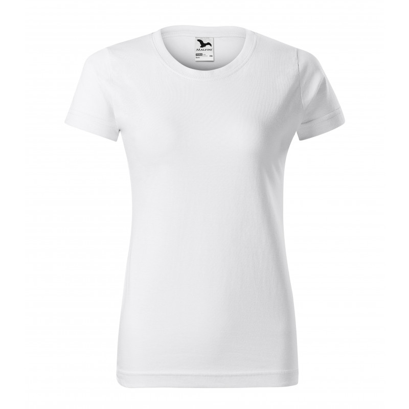 Dámské tričko BASIC - bílé XXXL