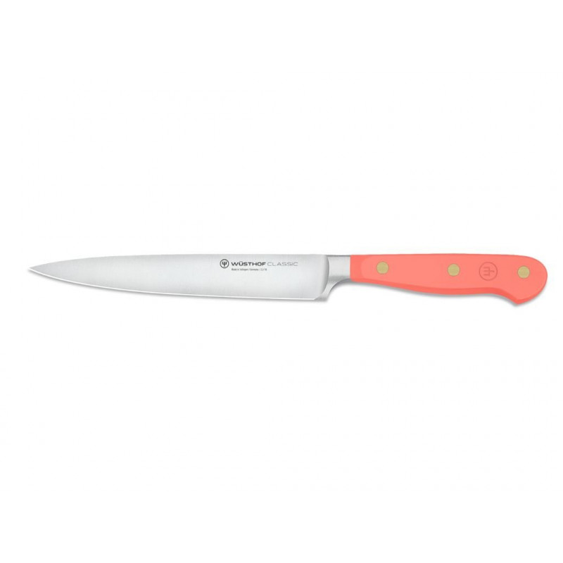 Nůž na šunku Wüsthof CLASSIC Colour - Coral Peach 16 cm 