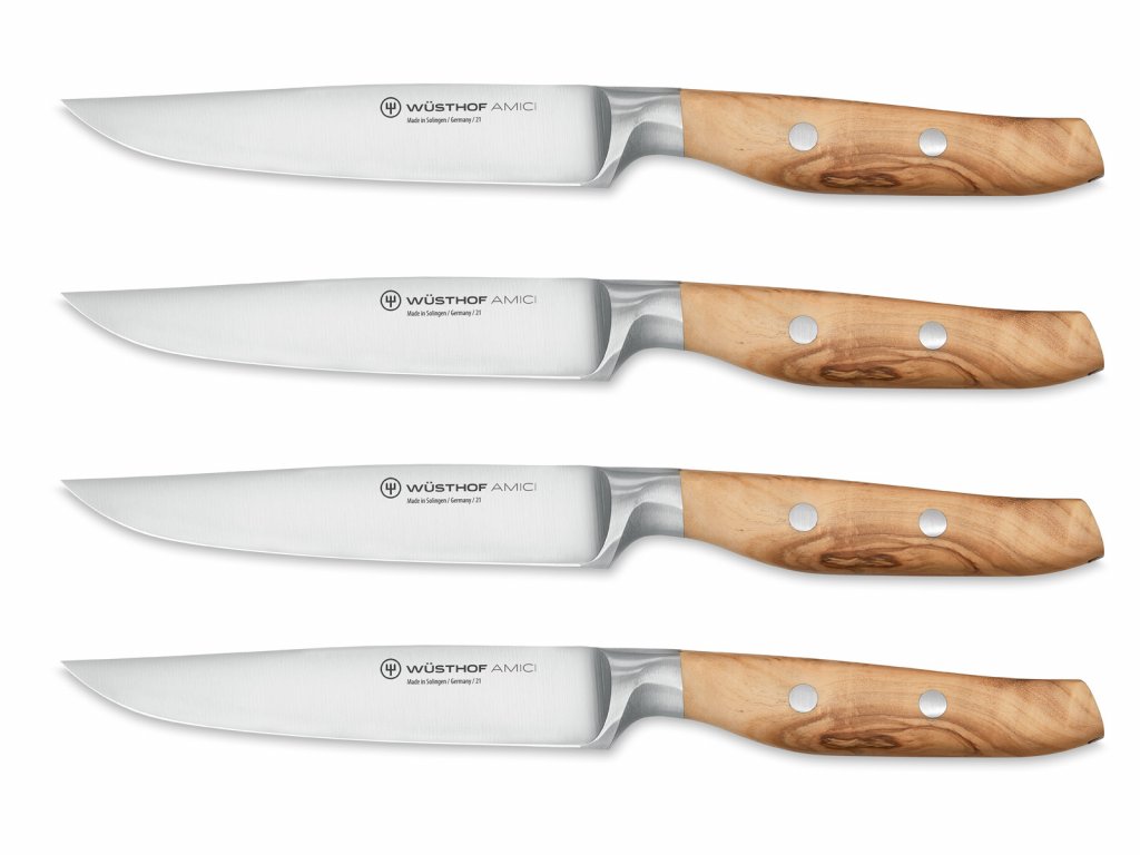 Levně WÜSTHOF Sada steakových nožů 4ks Wüsthof Amici 12 cm