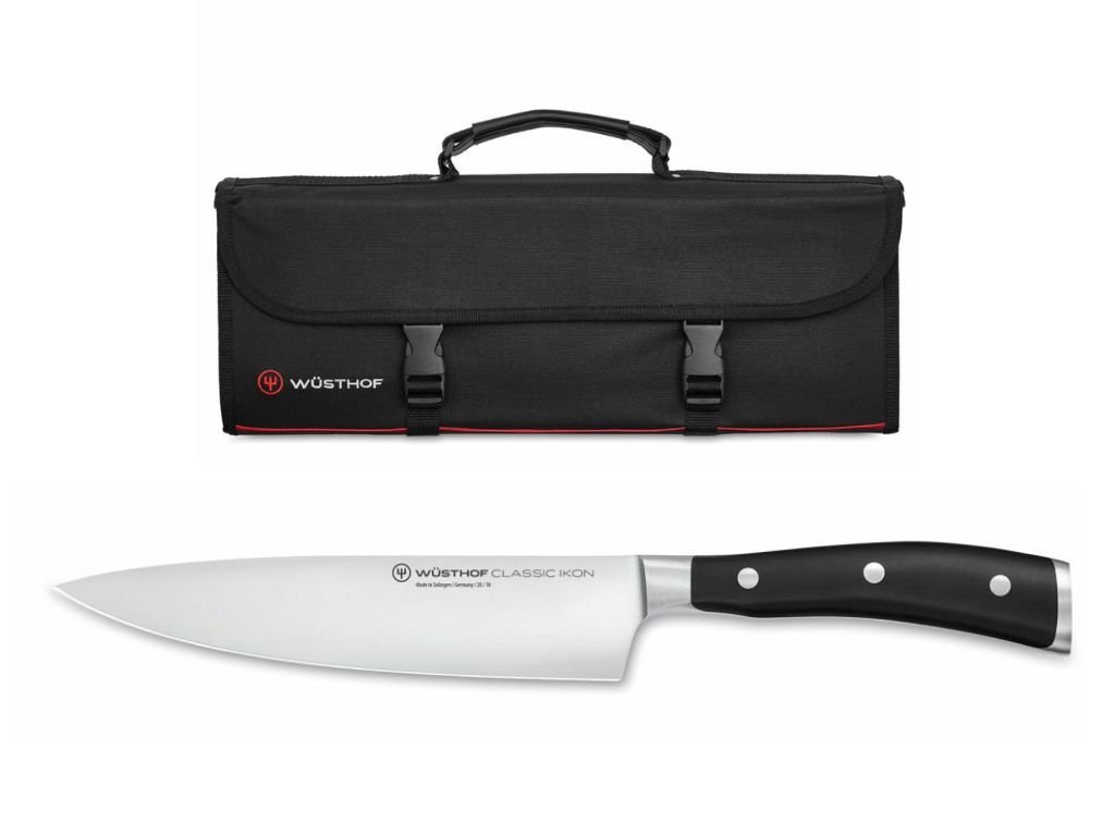 Levně Wüsthof souprava kuchařský nůž Classic Ikon a kuchařská taška