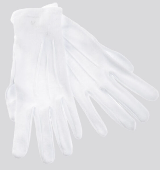 Levně Číšnické rukavice TOMA - bílé L