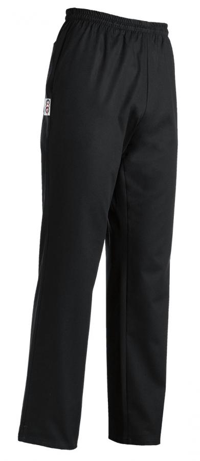 Levně Kuchařské kalhoty EGOchef BIG BOY, velikosti 5XL - 7XL černá,5XL