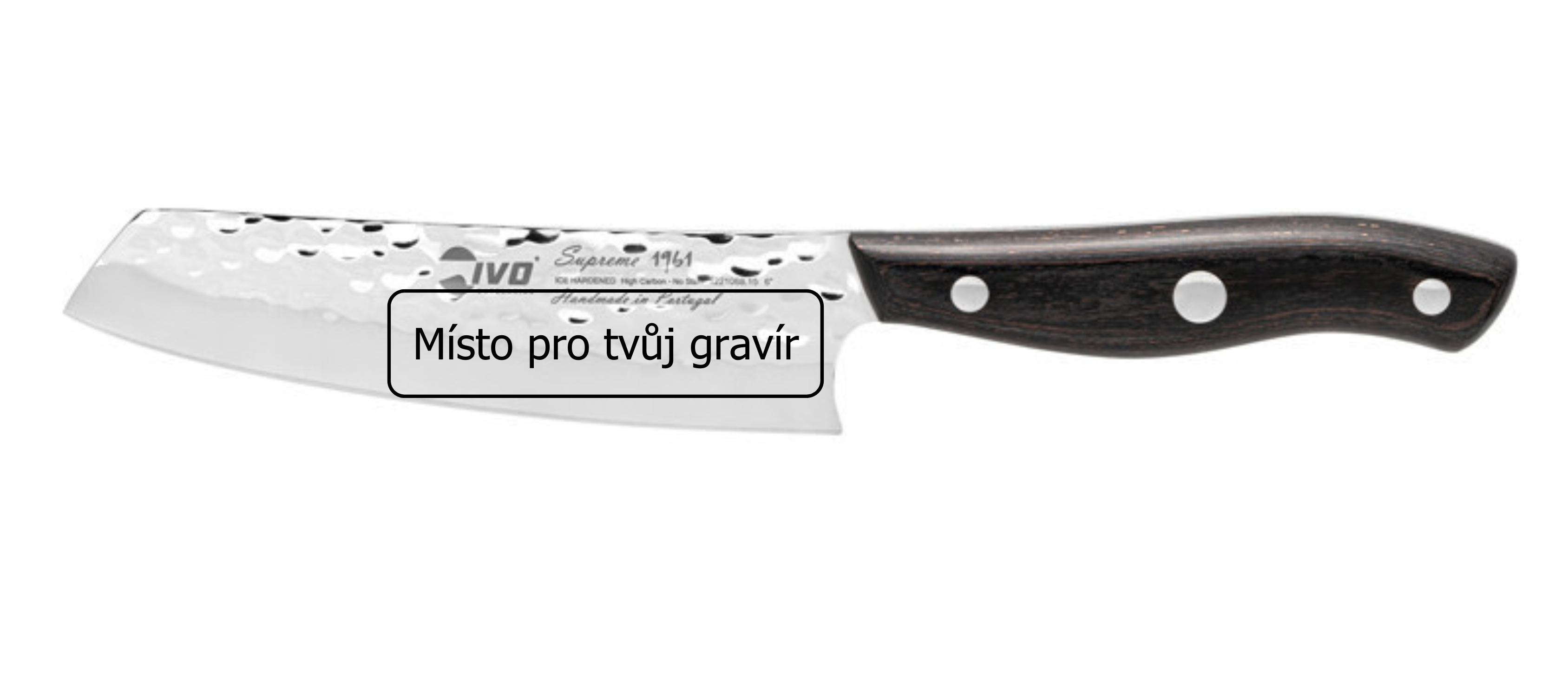 Nůž na zeleninu IVO Supreme 15 cm 1221068.15_laserové gravírovaní
