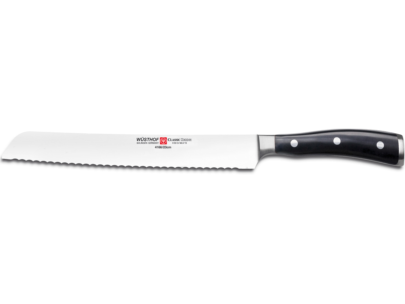 Levně Nůž na pečivo a chléb Wüsthof CLASSIC IKON 23 cm 4166/23
