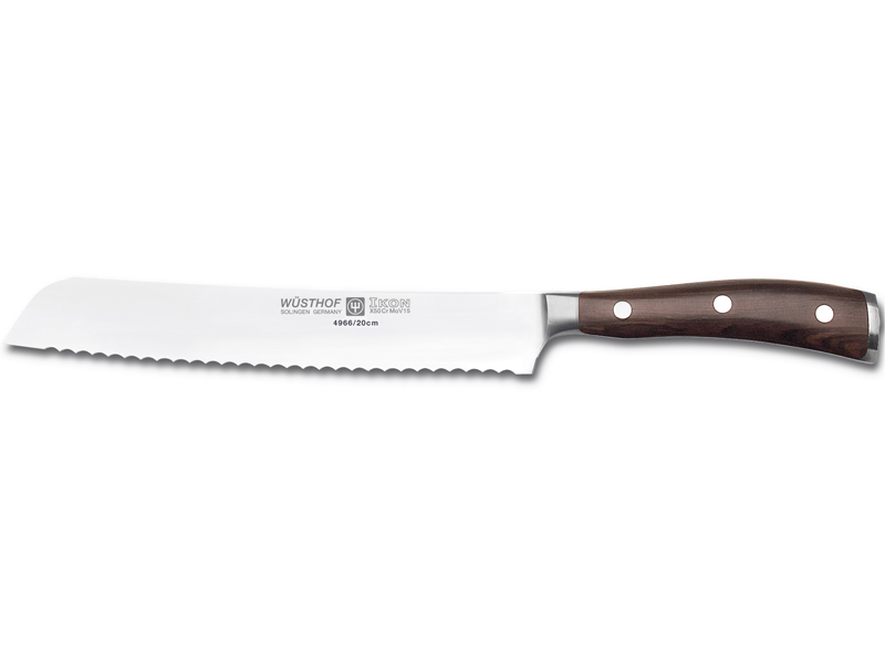 Levně Nůž na pečivo a chléb Wüsthof IKON 20 cm 4966/20