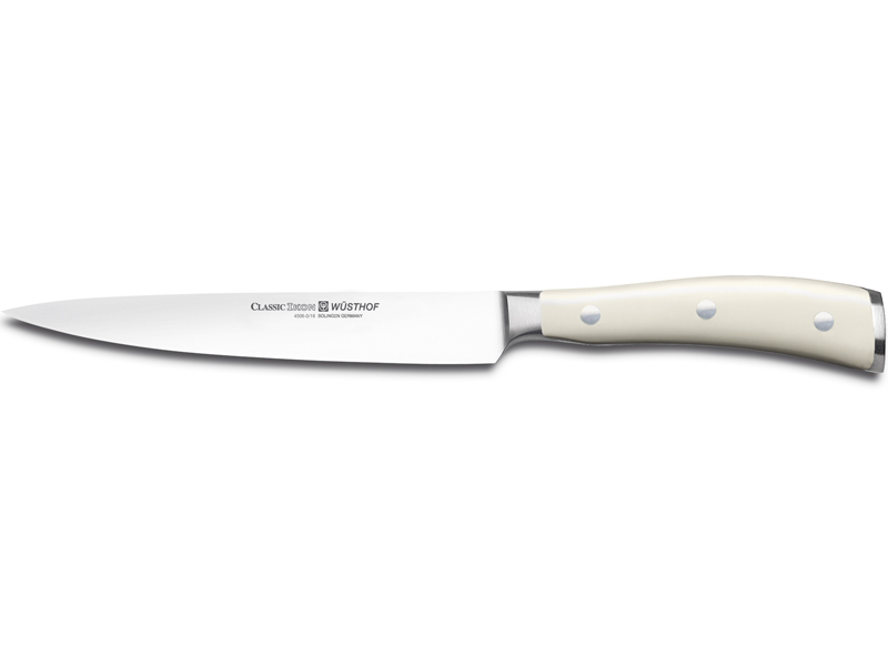 Levně WÜSTHOF Nářezový nůž na šunku Wüsthof CLASSIC IKON créme 16 cm 4506-0/16