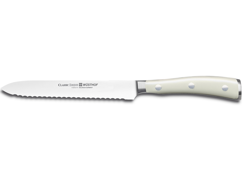 Levně Nůž na uzeniny / salám Wüsthof CLASSIC IKON créme 14 cm 4126-0