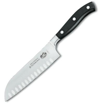 Levně Japonský kuchařský nůž Santoku VICTORINOX celokovaný 17 cm 7.7323.17