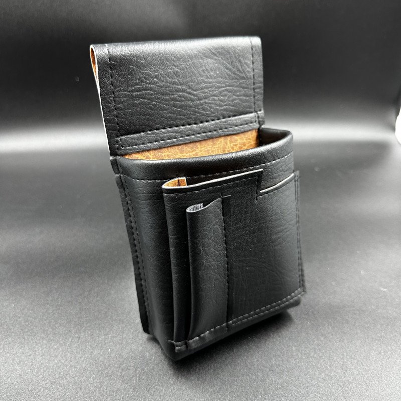 Levně Pouzdro pro barmanské a číšnické peněženky EKO kůže ( koženka ) - černá