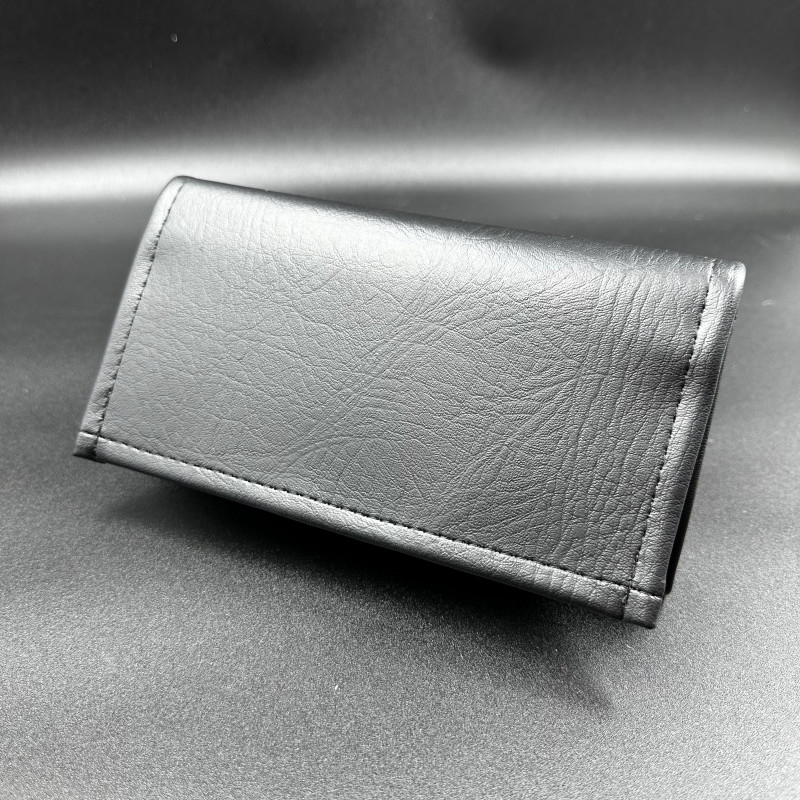 Levně Číšnická peněženka - Černá - EKO kůže ( koženka ) - suchý zip