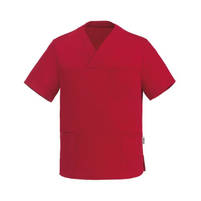 Levně Zdravotnická košile EGOchef LEONARDO - Červená M
